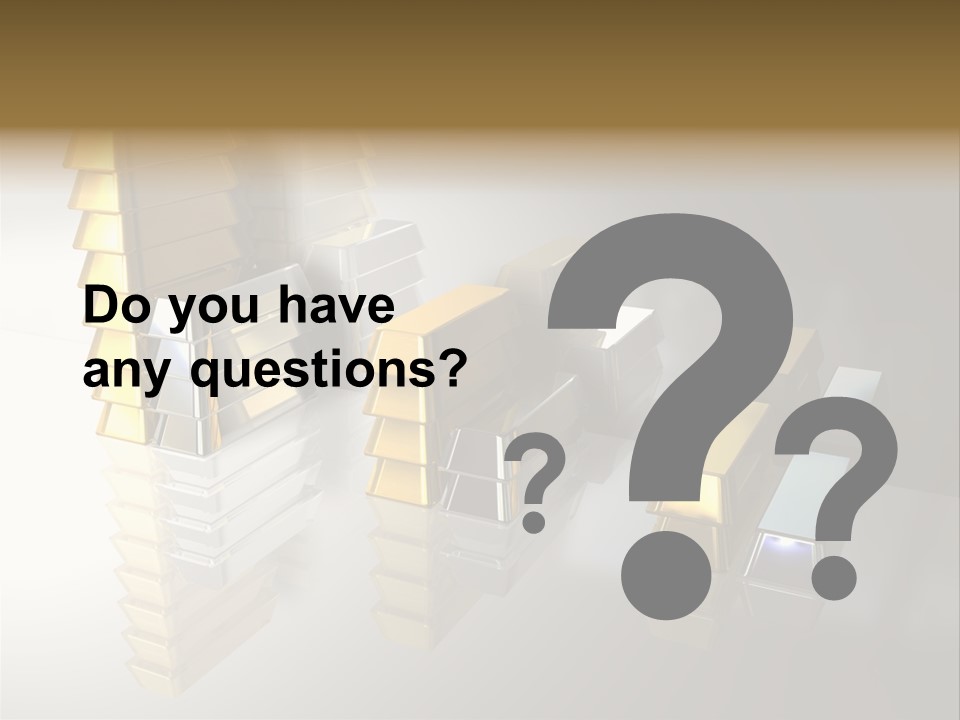 Money Treasurer Aurum PowerPoint Template