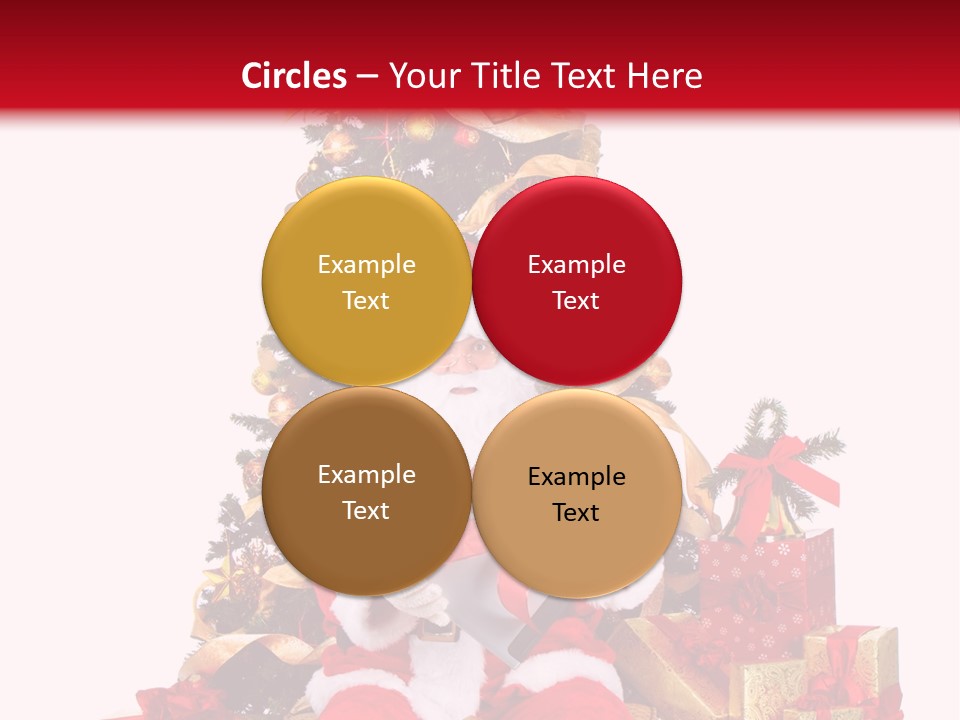 Party Holiday Tree PowerPoint Template