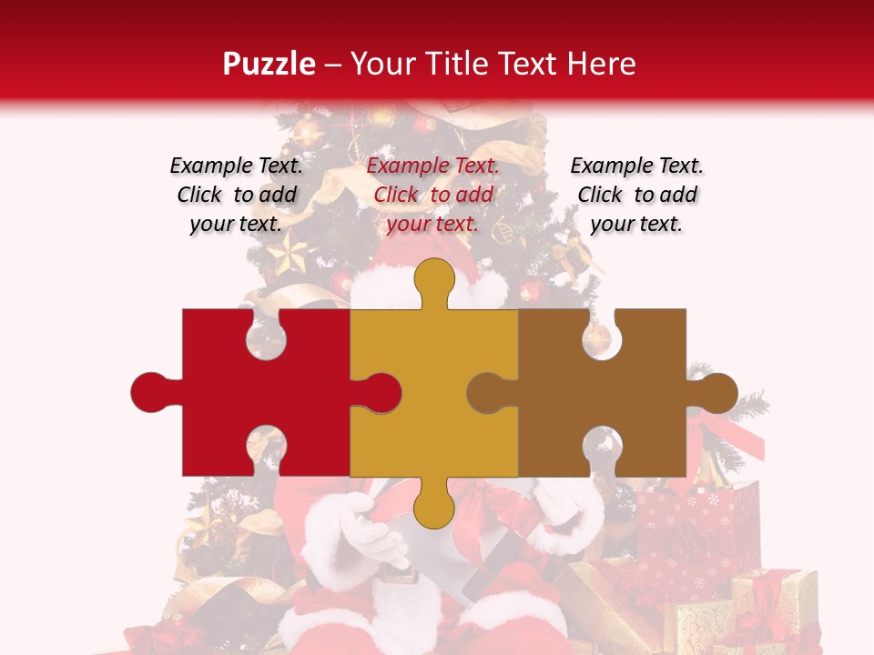 Party Holiday Tree PowerPoint Template