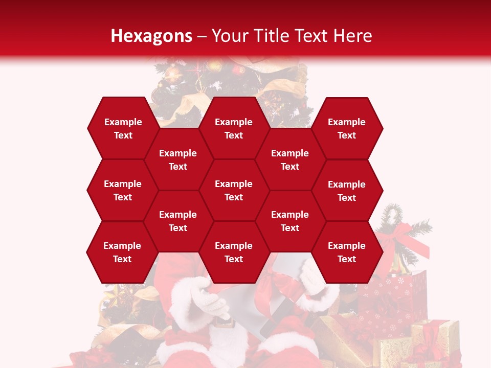 Party Holiday Tree PowerPoint Template