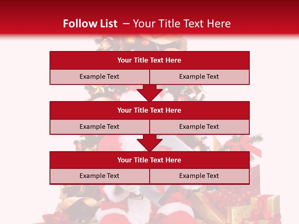 Party Holiday Tree PowerPoint Template