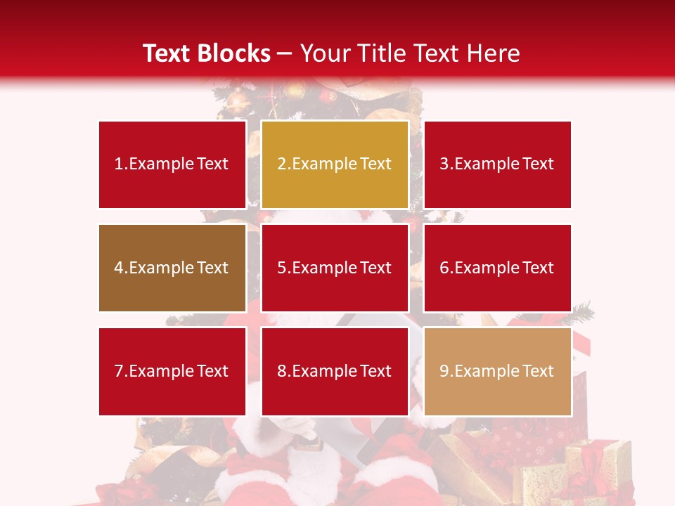 Party Holiday Tree PowerPoint Template