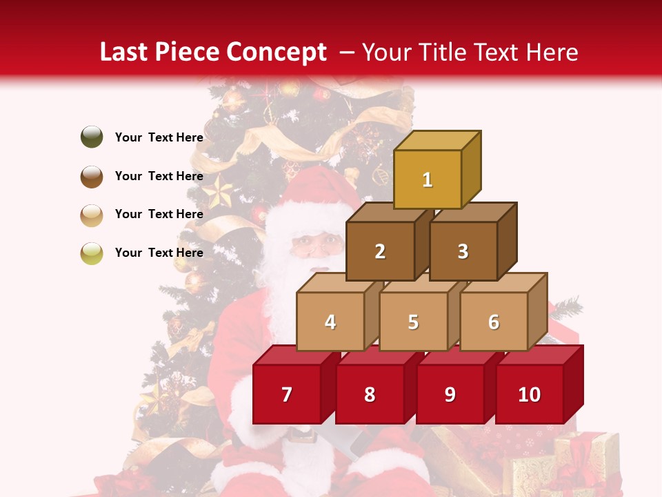 Party Holiday Tree PowerPoint Template