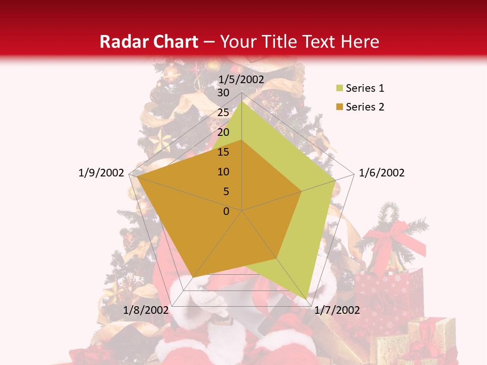 Party Holiday Tree PowerPoint Template