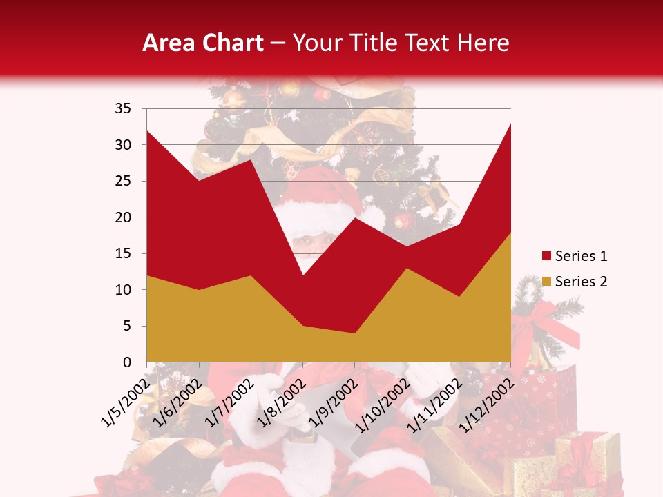 Party Holiday Tree PowerPoint Template
