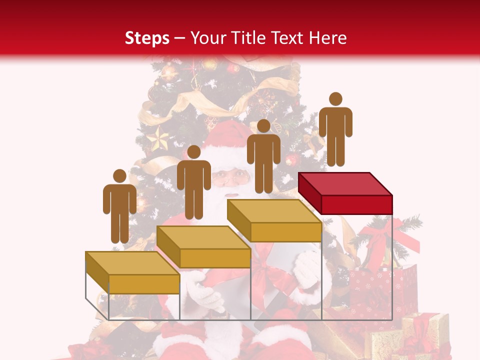 Party Holiday Tree PowerPoint Template