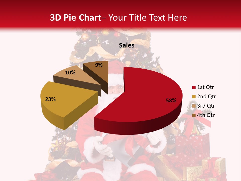 Party Holiday Tree PowerPoint Template