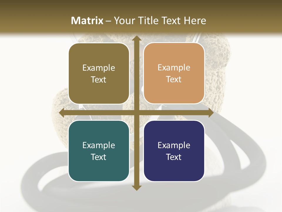 Examination Bear Wounded PowerPoint Template