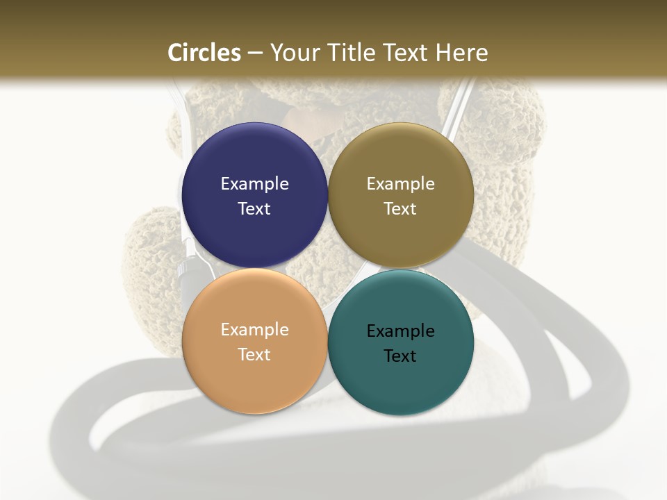 Examination Bear Wounded PowerPoint Template