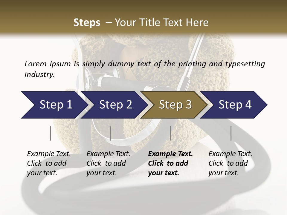 Examination Bear Wounded PowerPoint Template
