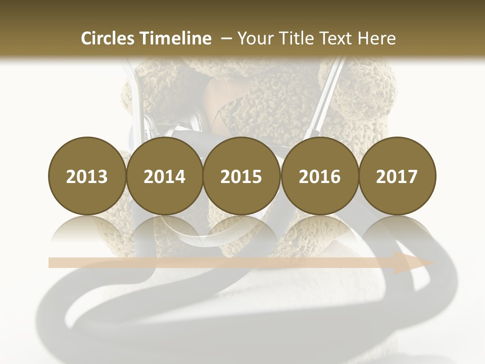 Examination Bear Wounded PowerPoint Template