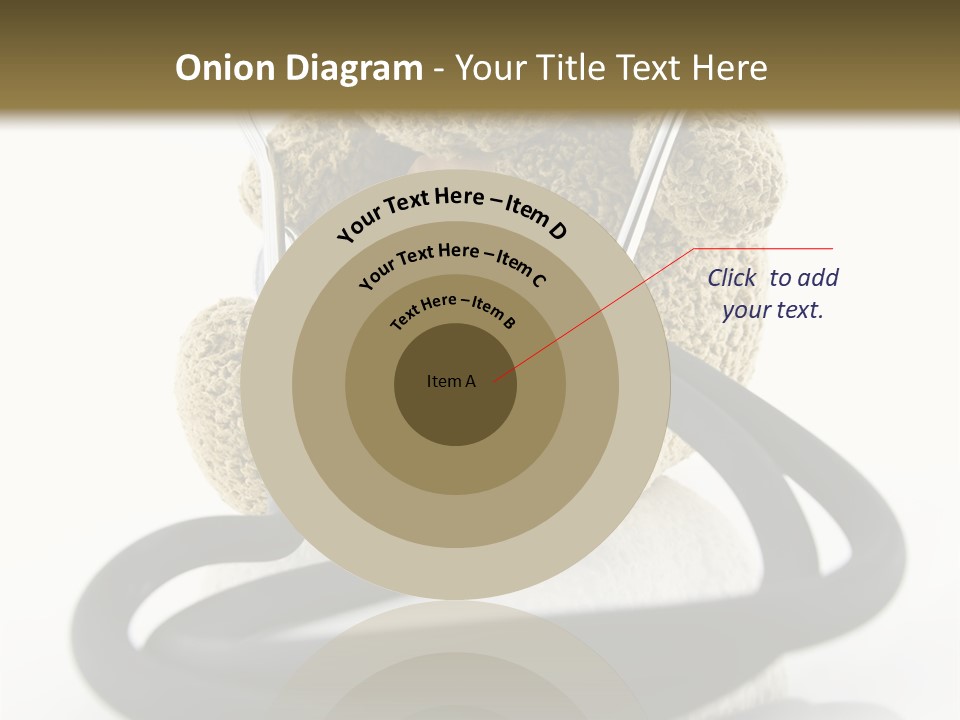 Examination Bear Wounded PowerPoint Template