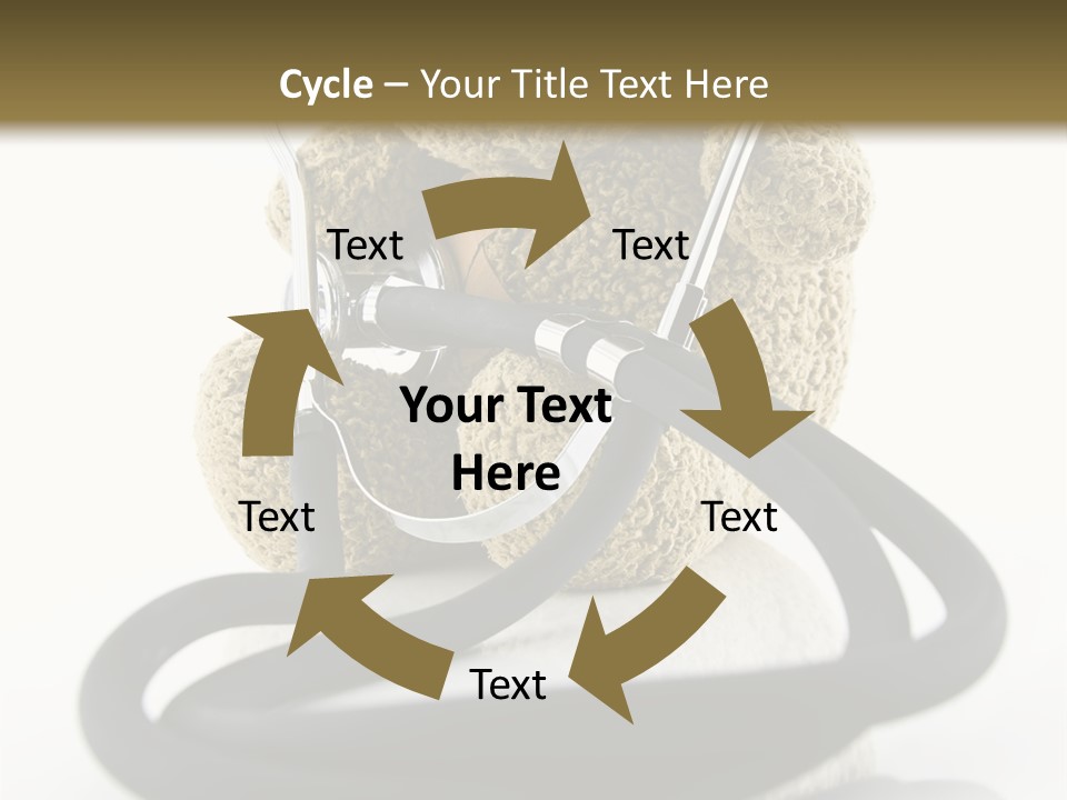 Examination Bear Wounded PowerPoint Template