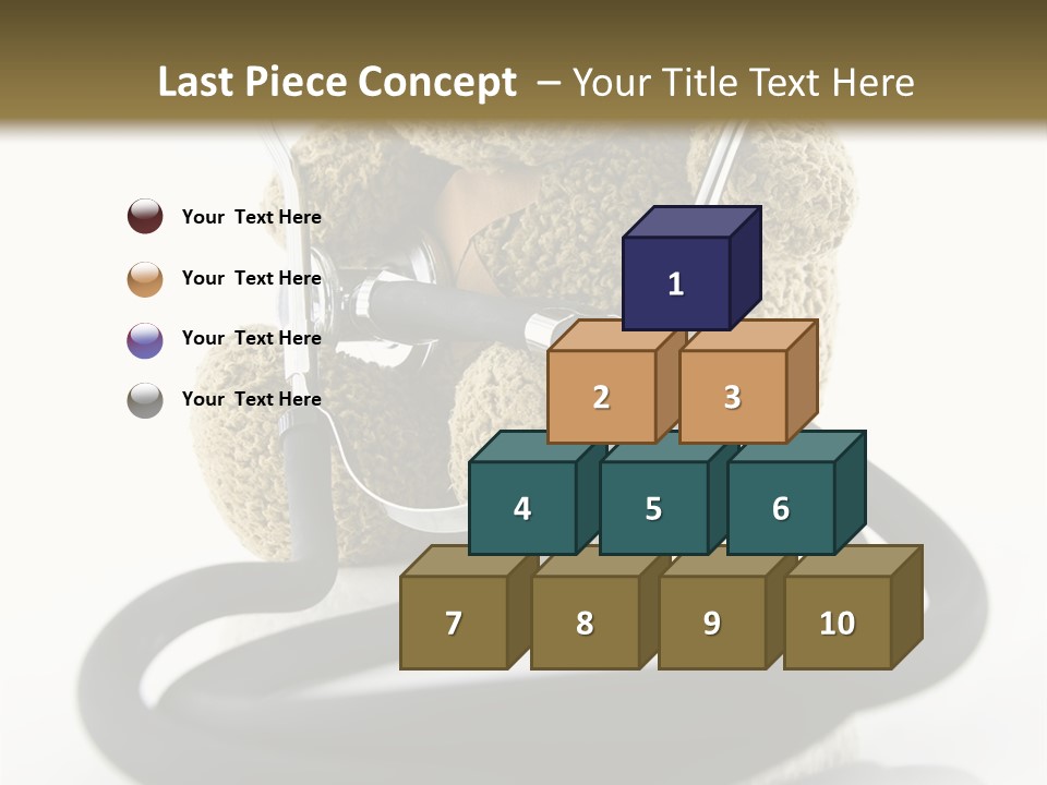 Examination Bear Wounded PowerPoint Template