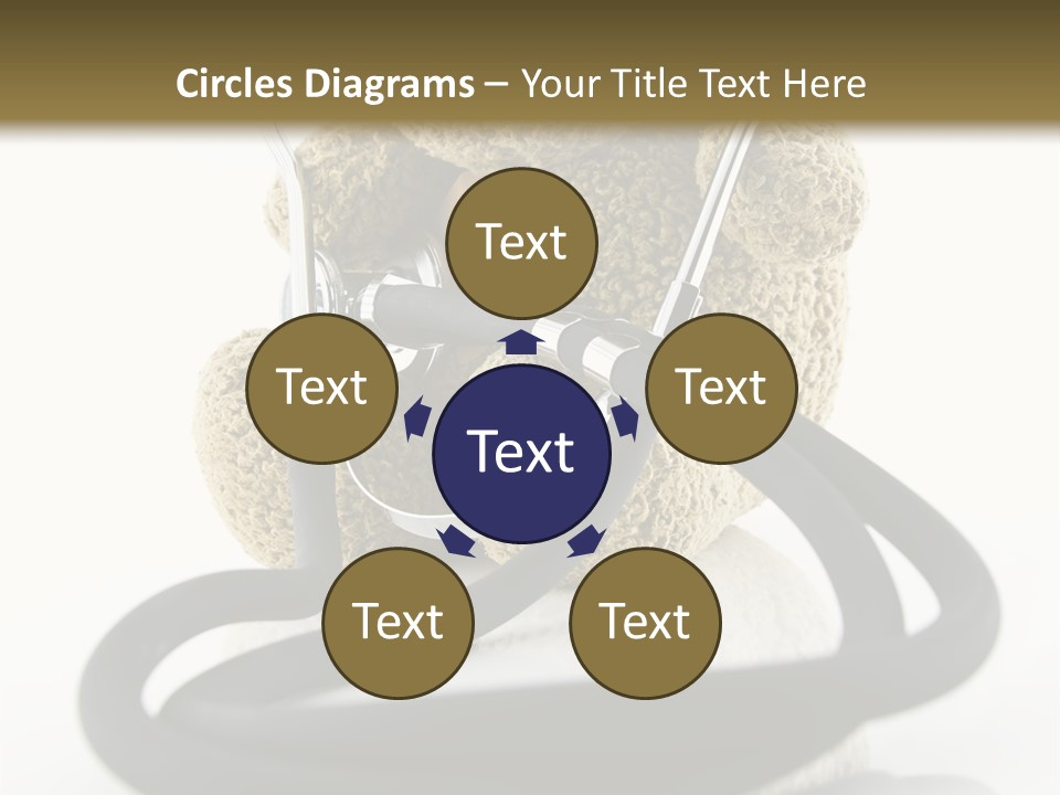 Examination Bear Wounded PowerPoint Template