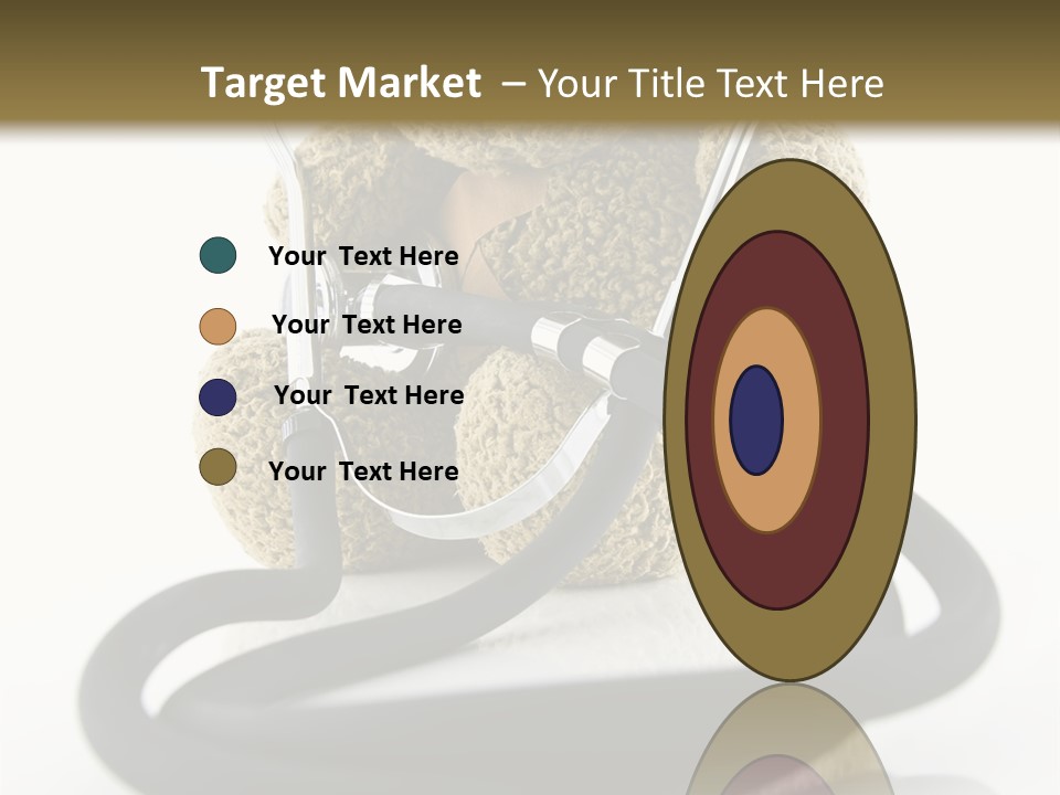 Examination Bear Wounded PowerPoint Template