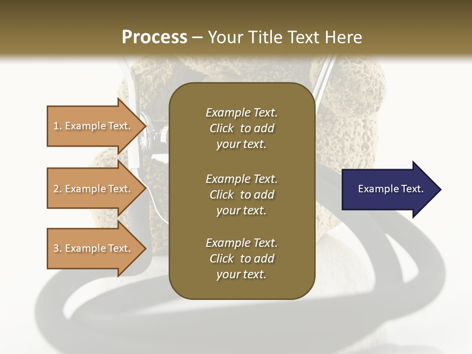 Examination Bear Wounded PowerPoint Template