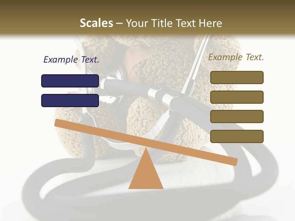 Examination Bear Wounded PowerPoint Template