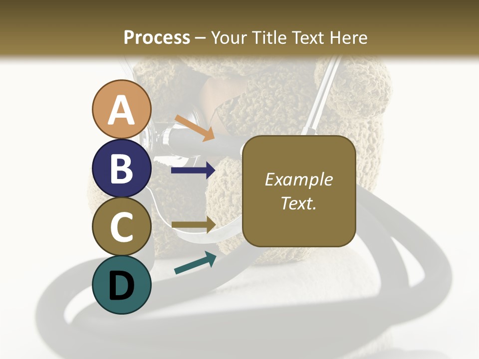 Examination Bear Wounded PowerPoint Template