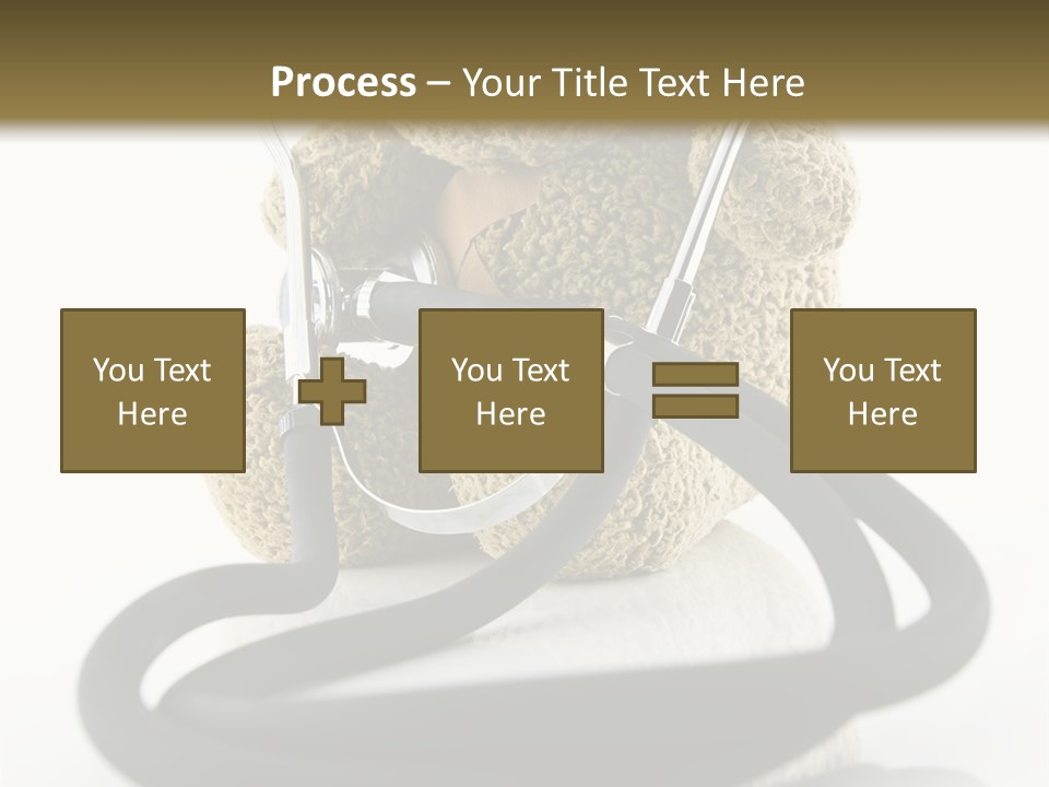 Examination Bear Wounded PowerPoint Template