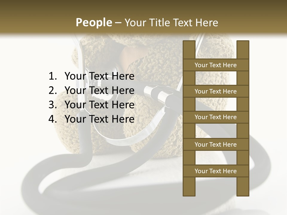 Examination Bear Wounded PowerPoint Template