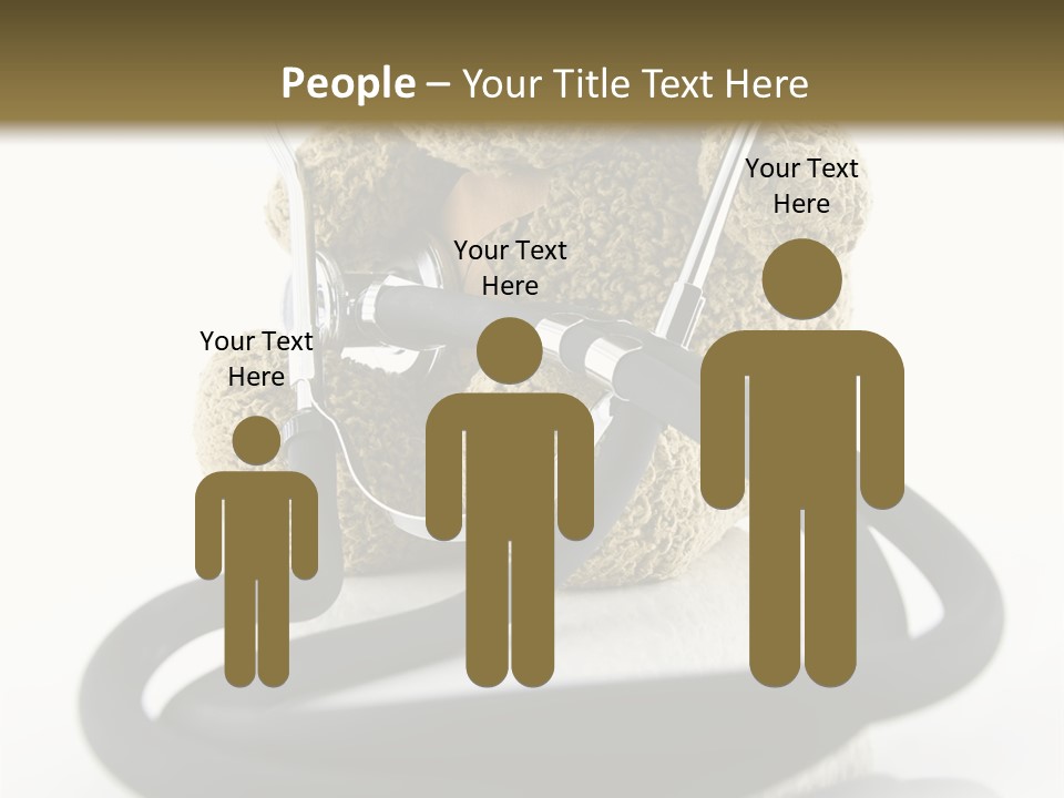 Examination Bear Wounded PowerPoint Template