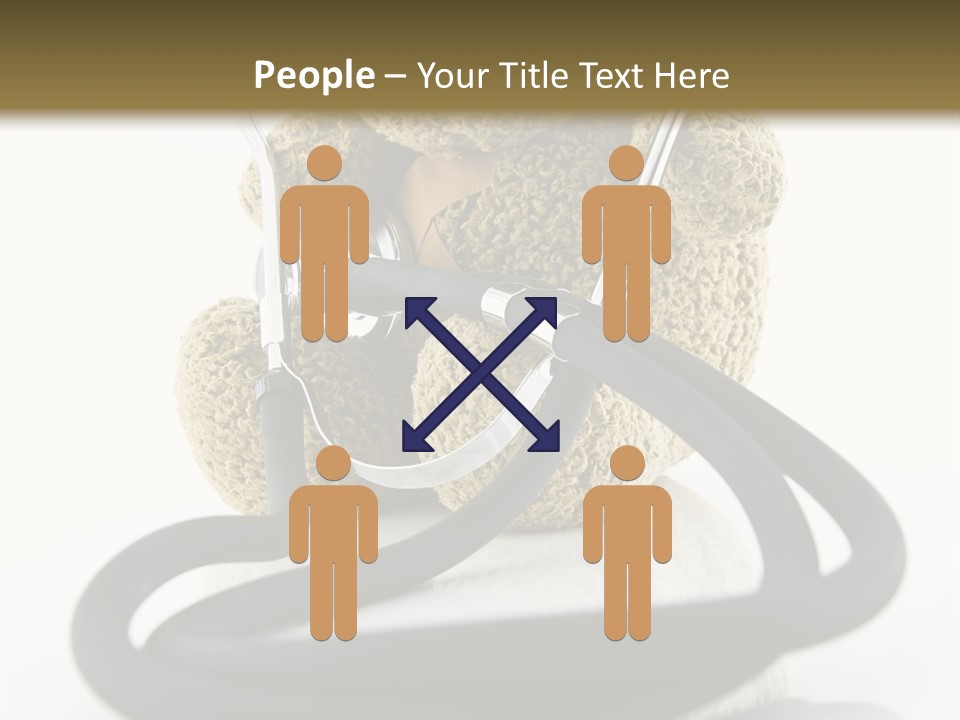 Examination Bear Wounded PowerPoint Template