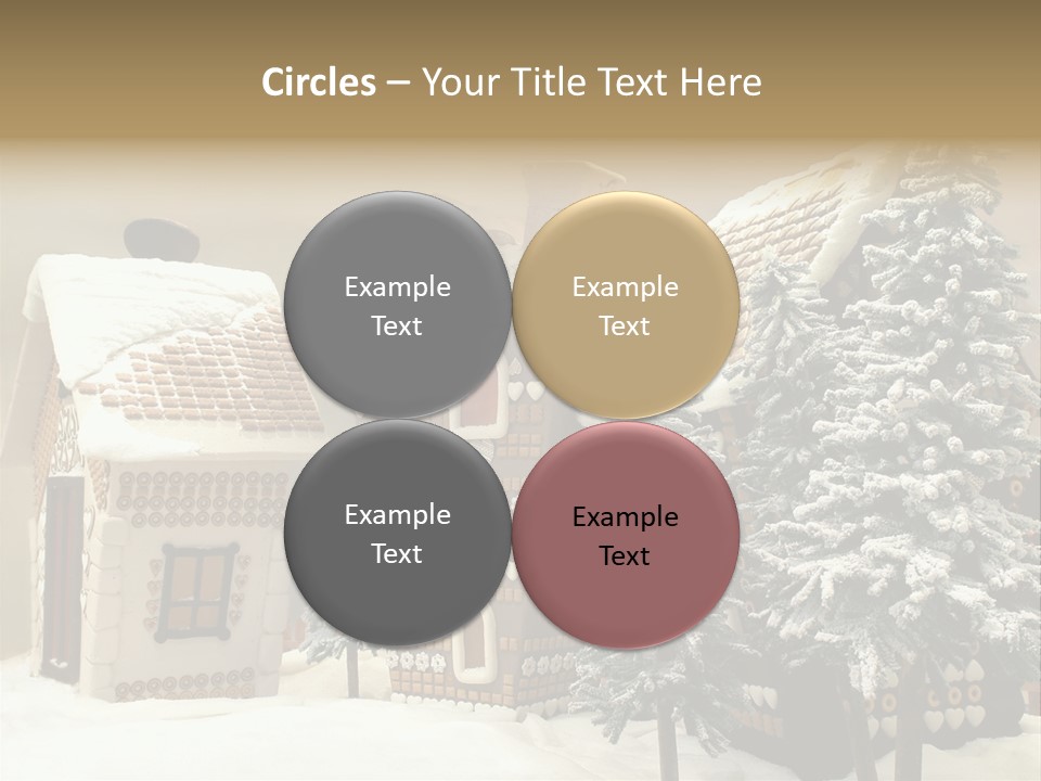 Hut White Cottage PowerPoint Template