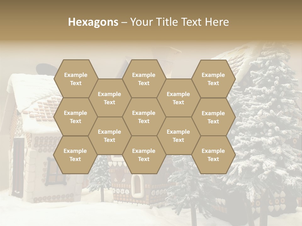 Hut White Cottage PowerPoint Template