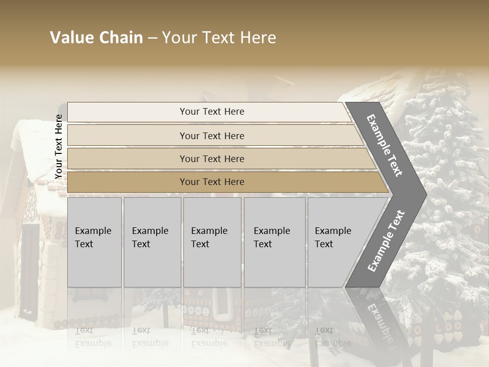 Hut White Cottage PowerPoint Template