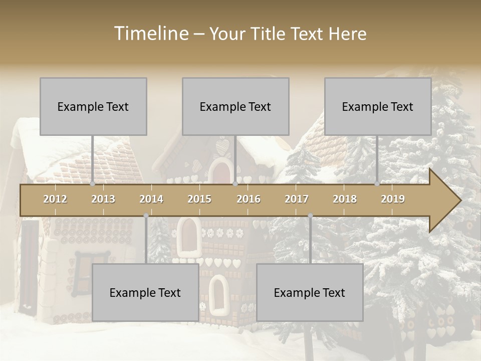 Hut White Cottage PowerPoint Template