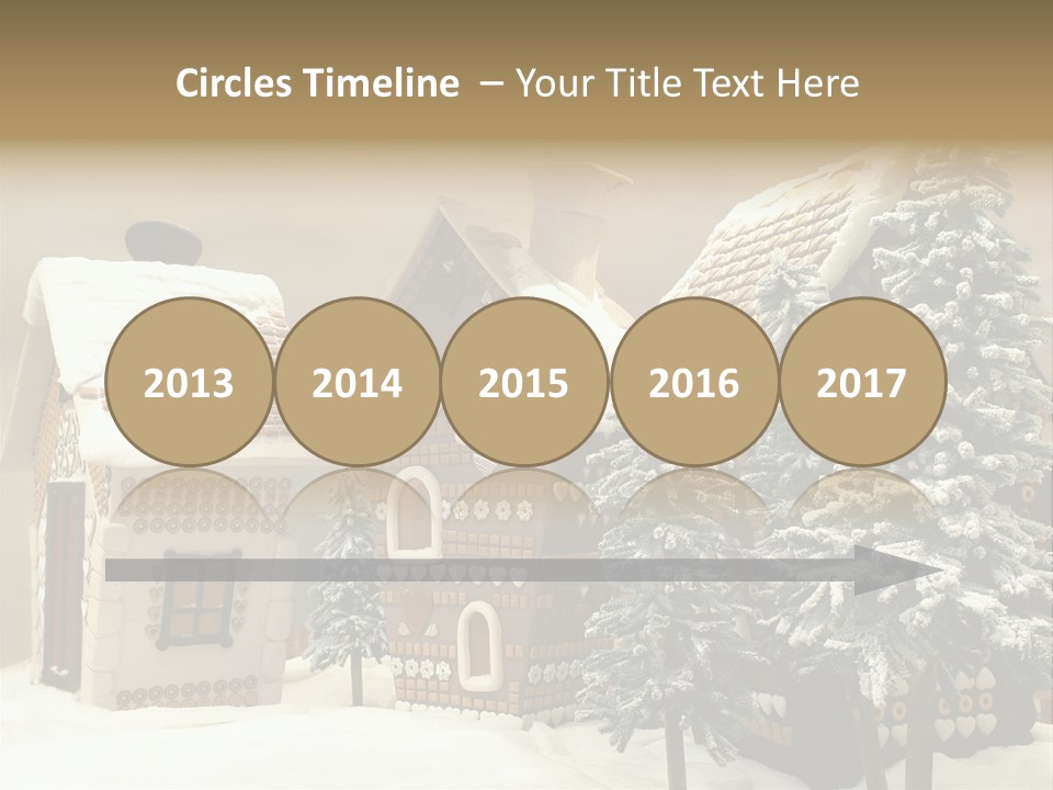 Hut White Cottage PowerPoint Template