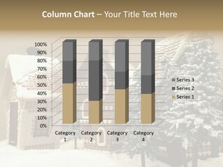 Hut White Cottage PowerPoint Template