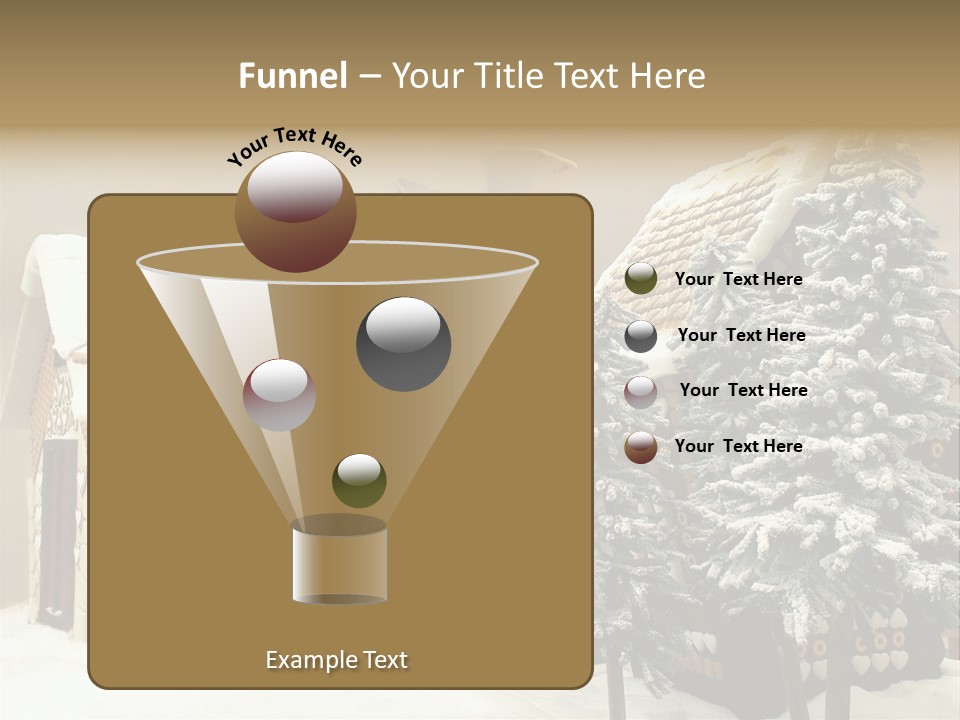Hut White Cottage PowerPoint Template