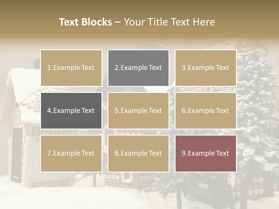 Hut White Cottage PowerPoint Template