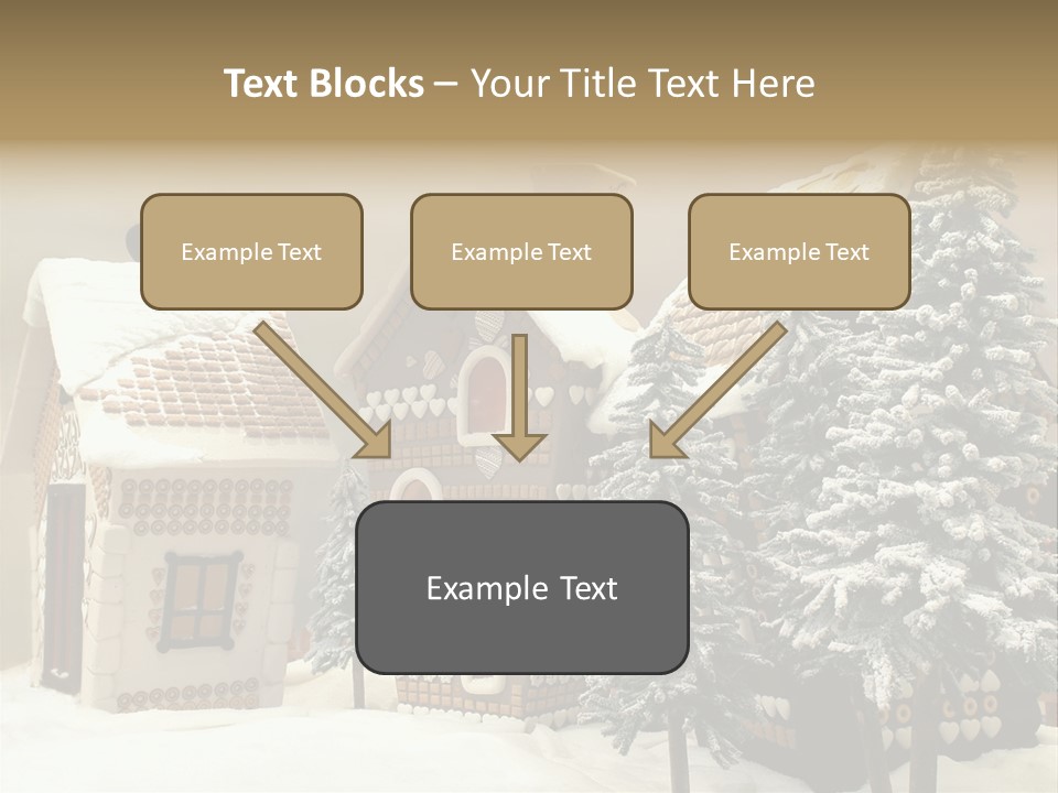 Hut White Cottage PowerPoint Template