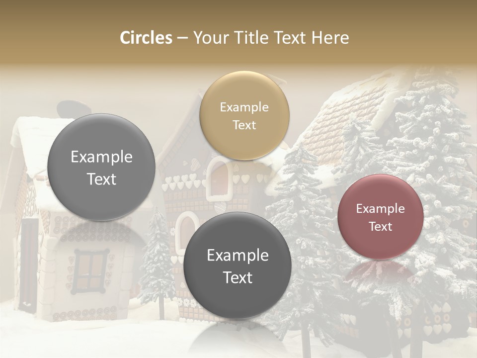 Hut White Cottage PowerPoint Template