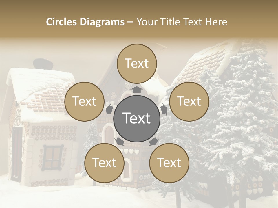 Hut White Cottage PowerPoint Template