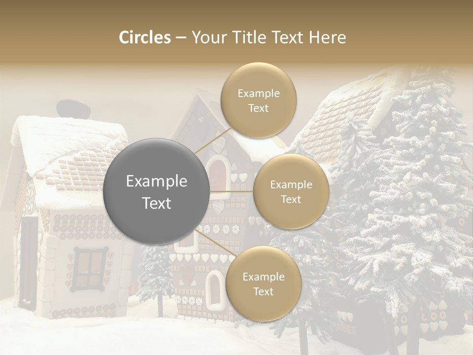 Hut White Cottage PowerPoint Template