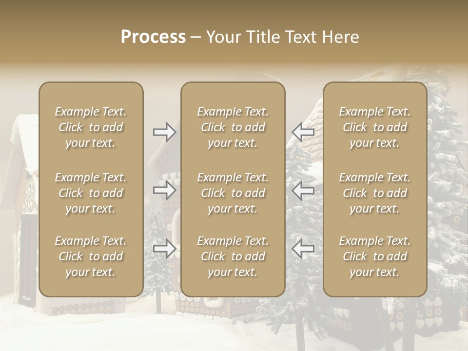 Hut White Cottage PowerPoint Template