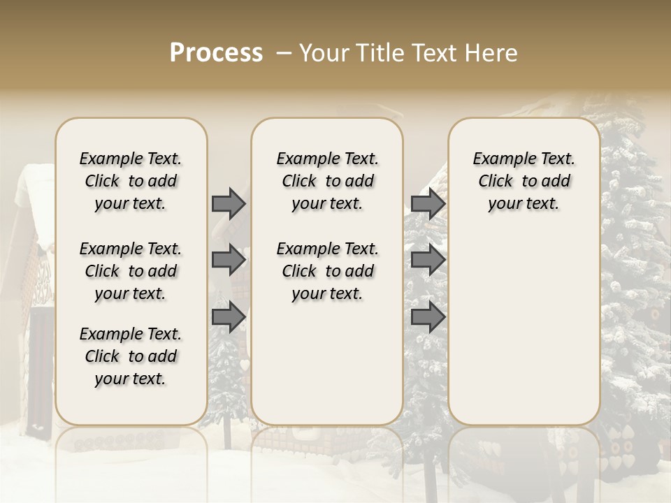 Hut White Cottage PowerPoint Template