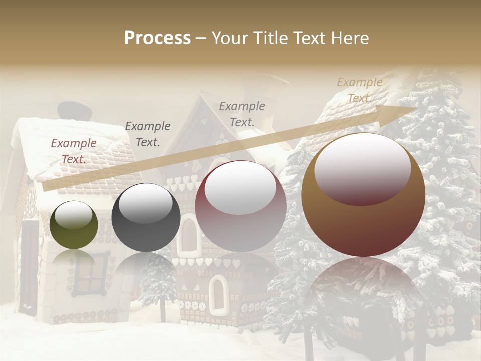 Hut White Cottage PowerPoint Template