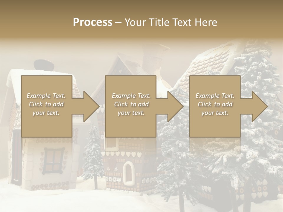 Hut White Cottage PowerPoint Template