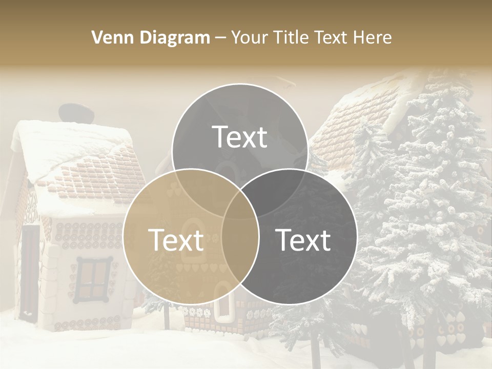 Hut White Cottage PowerPoint Template