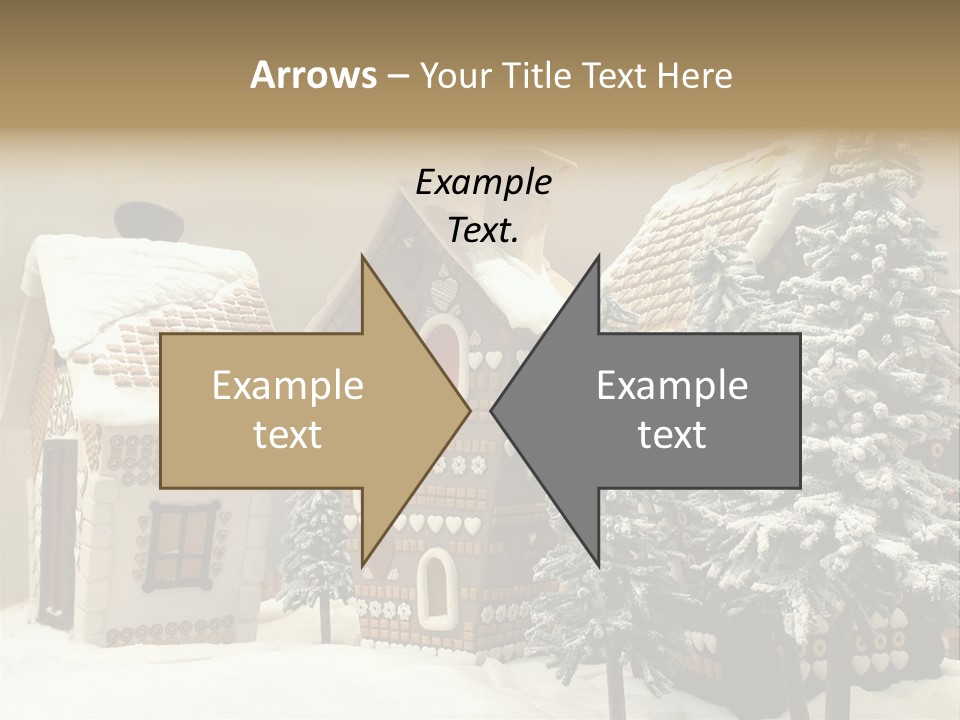 Hut White Cottage PowerPoint Template