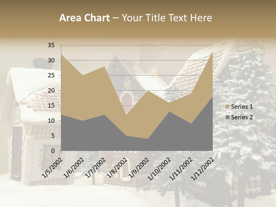 Hut White Cottage PowerPoint Template