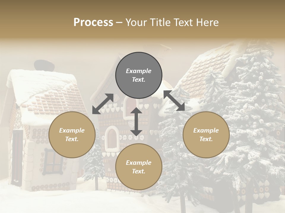 Hut White Cottage PowerPoint Template