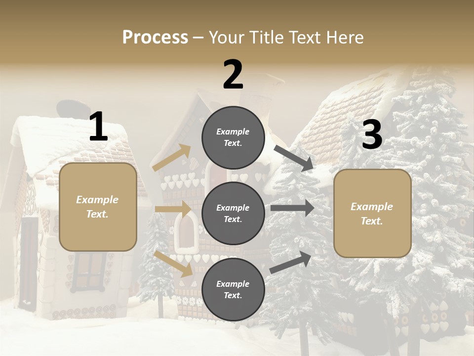Hut White Cottage PowerPoint Template