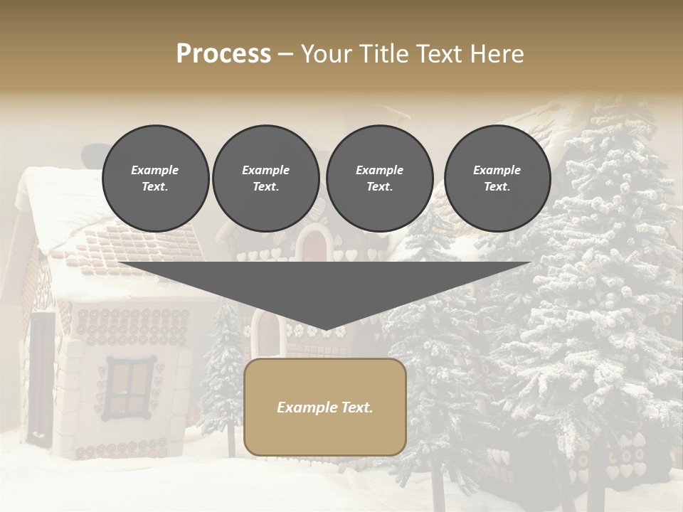Hut White Cottage PowerPoint Template