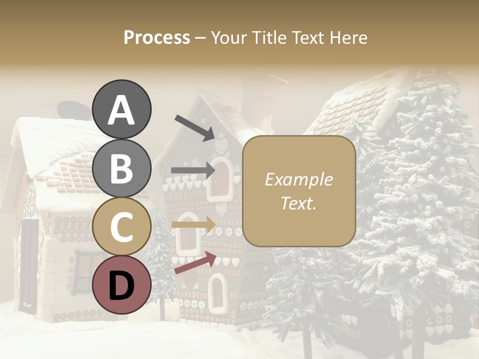 Hut White Cottage PowerPoint Template